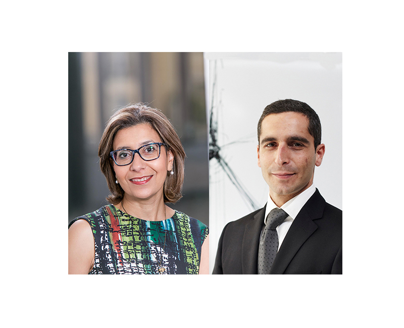 Portrait de Fatiha Gas à gauche et Stéphane Dahan à gauche